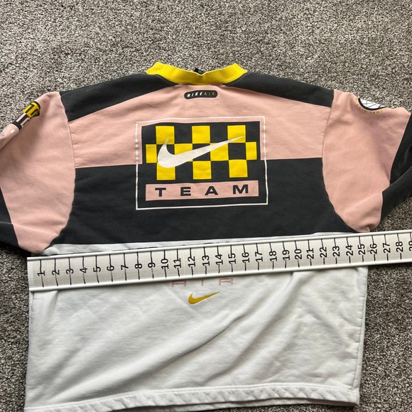 Nike Crewneck Sweatshirt Womens XL Pink Black White Zoom Air Blue Ribbon Sports - Picture 11 of 15
